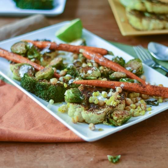Vegan Moroccan Roast Veggies - Recipe photo by Feed Your Soul