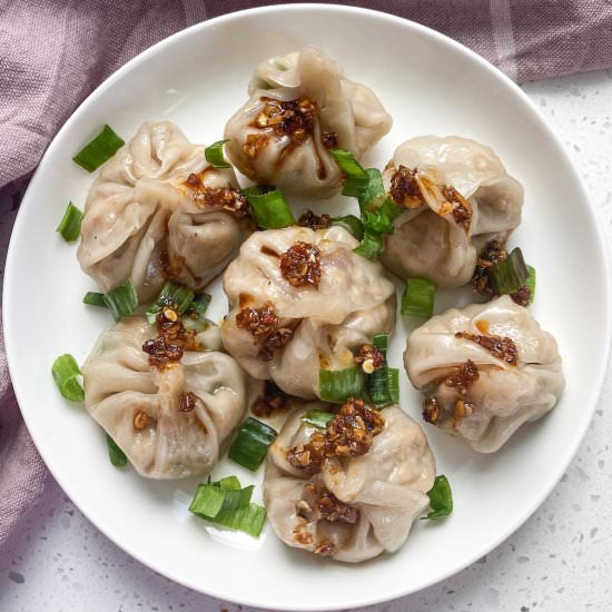 Vegan Momos! - Recipe photo by TheCurryMommy