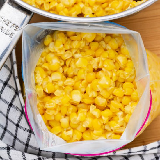 How to Make Frozen Corn - Recipe photo by dishnthekitchen