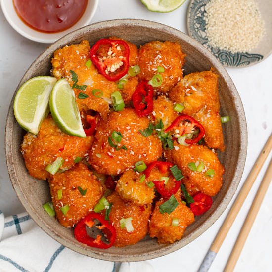 Bang Bang Cauliflower - Recipe photo by dailydish