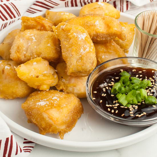 Fried Salmon Bites - Recipe photo by KitchenDivas