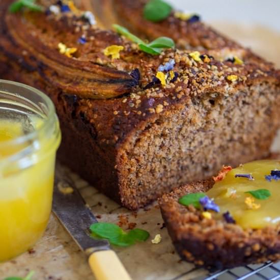 Vegan Banana Hemp Seed Bread - Recipe photo by modernveganguide