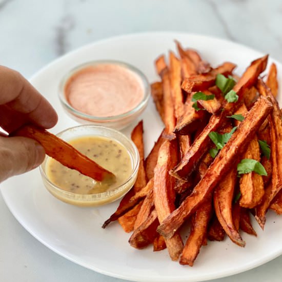 Dips for Sweet Potato Fries - Recipe photo by theshortordercook