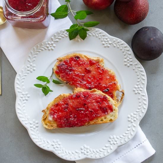 Plum Freezer Jam - Recipe photo by House of Elyn Ryn