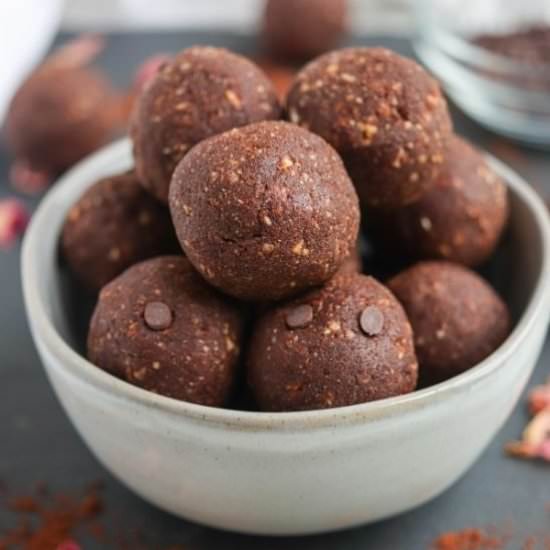 Chocolate Bliss Balls - Recipe photo by whollytasteful