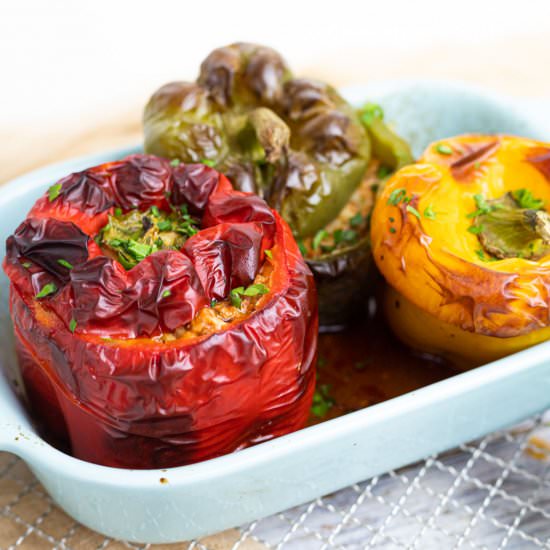 Keto Stuffed Bell Peppers - Recipe photo by Lowcarb-nocarb