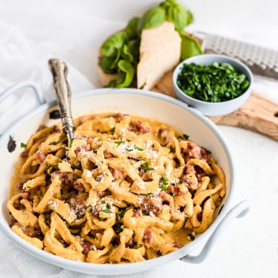 Keto Pasta Carbonara - Recipe photo by Lowcarb-nocarb