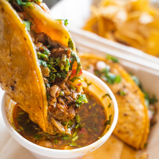 Vegan Birria Tacos - Recipe photo by theonlinegrill