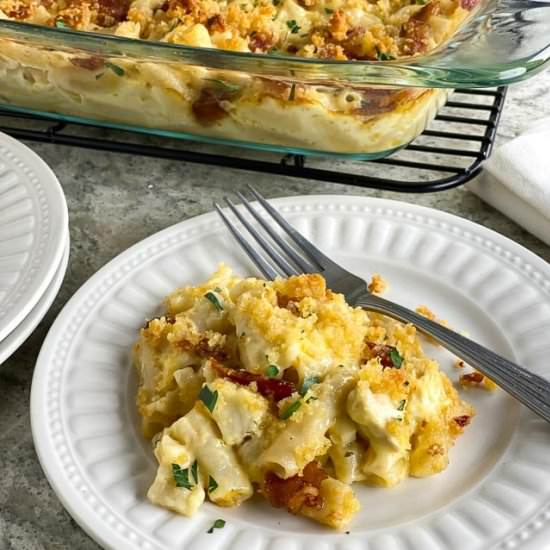 Chicken & Bacon Ranch Mac n Cheese - Recipe photo by FODMAP Everyday