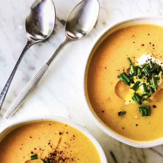 Simple Yellow Split Pea Soup - Recipe photo by jonnakeohane
