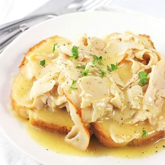 hot turkey sandwiches - Recipe photo by nowcookthis