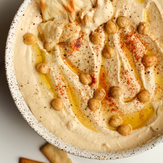 How to make the Best Hummus - Recipe photo by suebeehomemaker