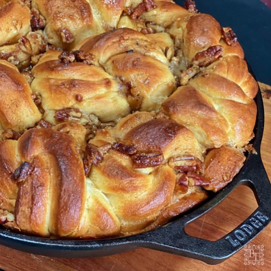 Pecan and Caramilk Ganache Scrolls - Recipe photo by ChefBec