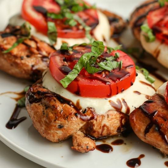 Grilled Caprese Chicken - Recipe photo by suebeehomemaker