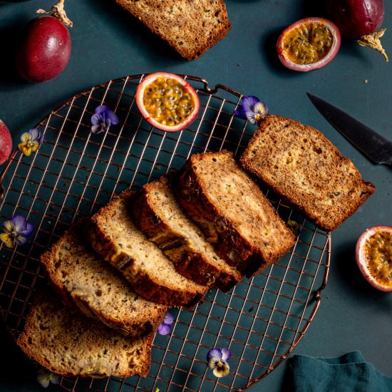 Passion Fruit Banana Bread - Recipe photo by leisurefanclub