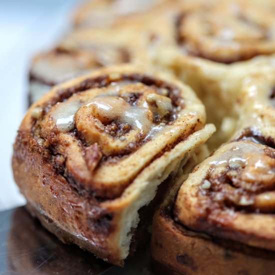 Easy No-Rise Cinnamon Buns - Recipe photo by flavor-feed