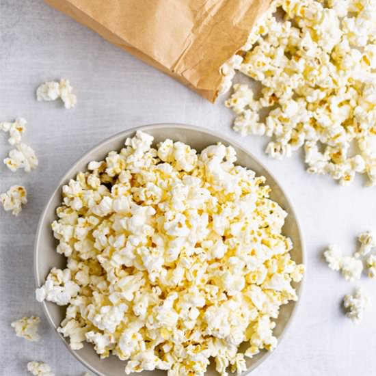 microwave paper bag popcorn - Recipe photo by Robust Recipes