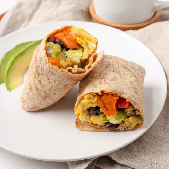 Sweet Potato Breakfast Burritos - Recipe photo by fANNEtastic food