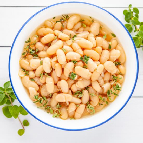 Instant Pot White Beans - Recipe photo by Kitchenskip