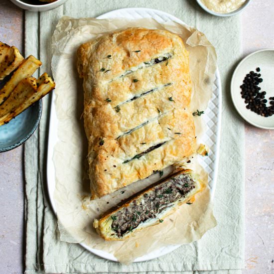 Vegan Mushroom Wellington - Recipe photo by veganpunks