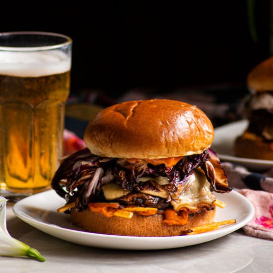Portobello Cheese Burgers - Recipe photo by rhubarbandcod
