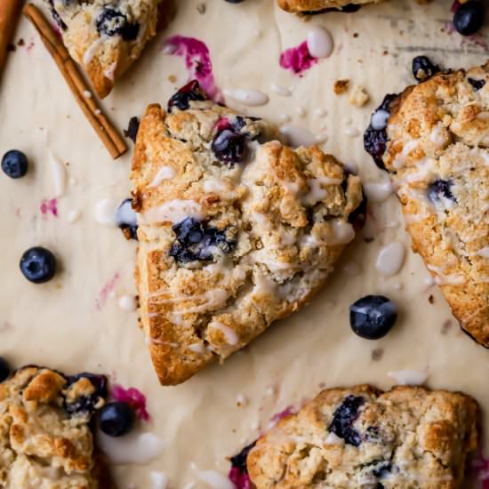 Cinnamon Blueberry Scones - Recipe photo by cooking_therapy