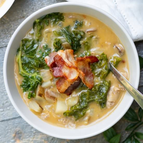 Dairy-Free Zuppa Toscana - Recipe photo by vibrantlygfree