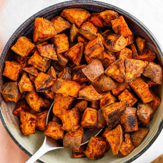 Easy Crispy Sweet Potatoes - Recipe photo by tastythriftytimely