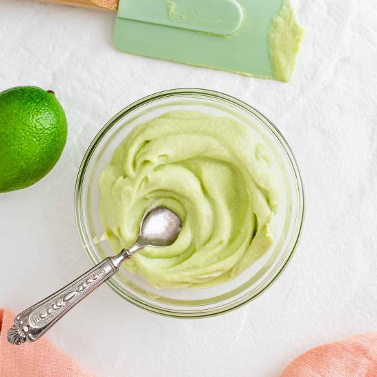 3 minute avo lime crema - Recipe photo by tastythriftytimely