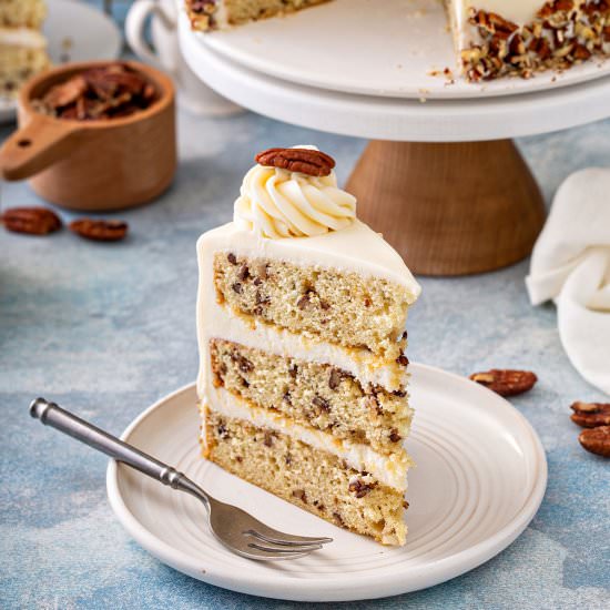 Butter Pecan Cake - Recipe photo by Lemon blossoms