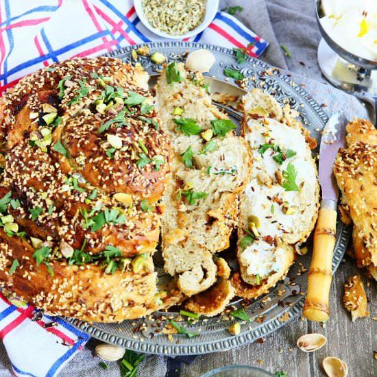 Sesame and Fennel Seed Bread - Recipe photo by angiesrecipes