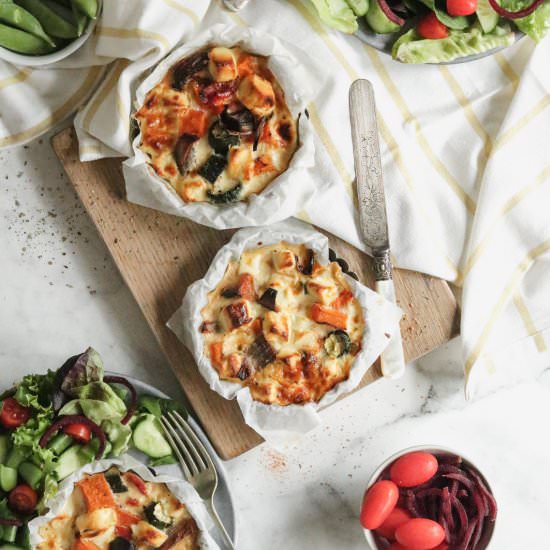 Mini roasted veggie quiches - Recipe photo by vanillafrost4