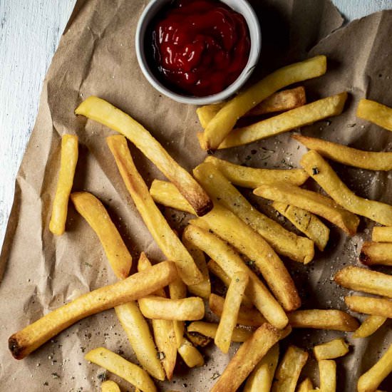 Air Fryer Frozen French Fries - Recipe photo by Went Here 8 This
