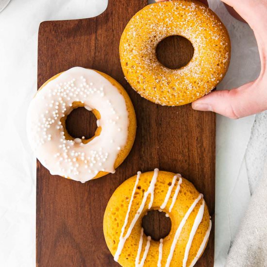Baked Pumpkin Donuts - Recipe photo by ToSimplyInspire
