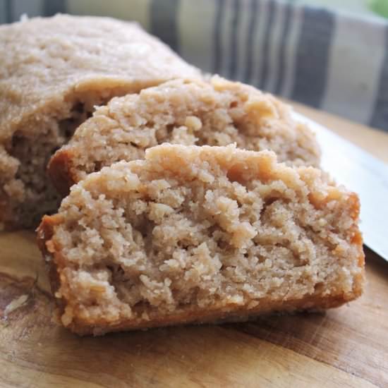 Glazed Apple Cinnamon Oatmeal Bread - Recipe photo by MyRecipeReviews