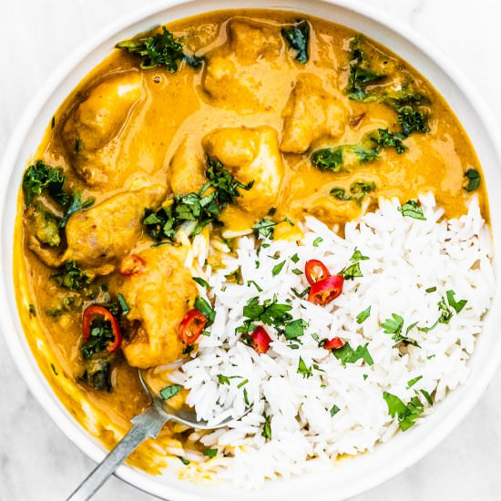 Crockpot Thai Chicken Curry - Recipe photo by The Endless Meal
