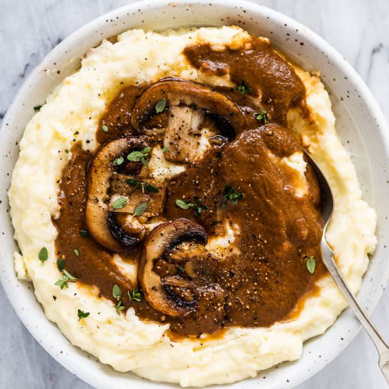 Vegan Mushroom Gravy - Recipe photo by The Endless Meal
