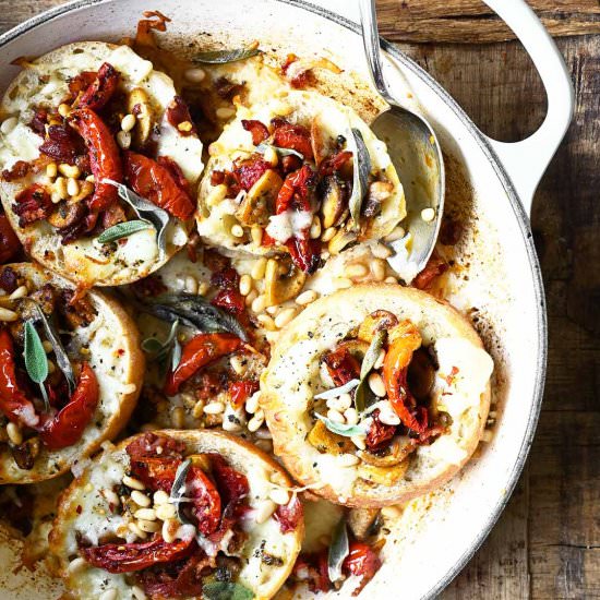 Cheesy Mushroom Buns - Recipe photo by servingdumplings