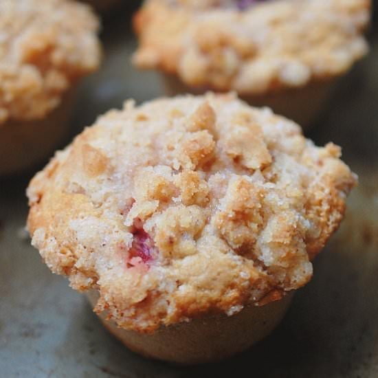Triple berry muffins (vegan) - Recipe photo by evabakes