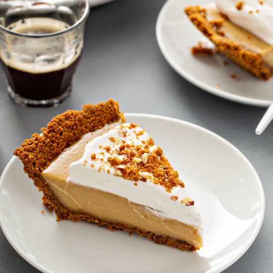 Butterscotch Pie - Recipe photo by Lemon blossoms