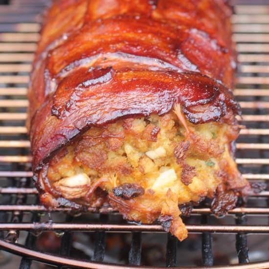 Bacon Wrapped Smoked Fatty - Recipe photo by EricasRecipes