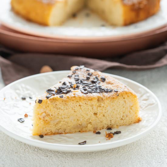 Two-Ingredient Marzipan Cake - Recipe photo by baking4happiness