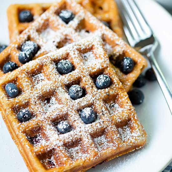 blueberry waffles - Recipe photo by lifeloveandgoodfood