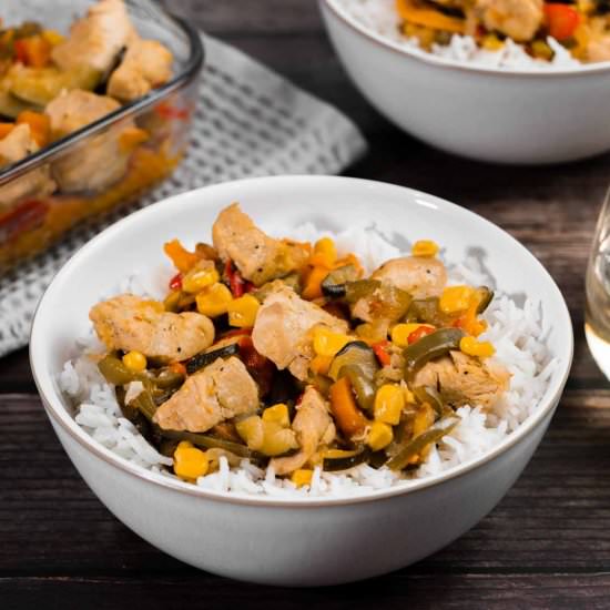 Juicy Chicken with Veggies - Recipe photo by fooodlove
