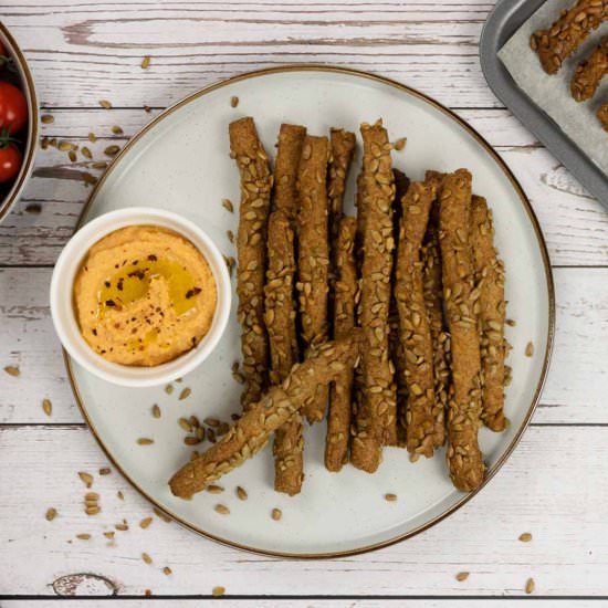 Breadsticks with Sunflower Seeds - Recipe photo by fooodlove