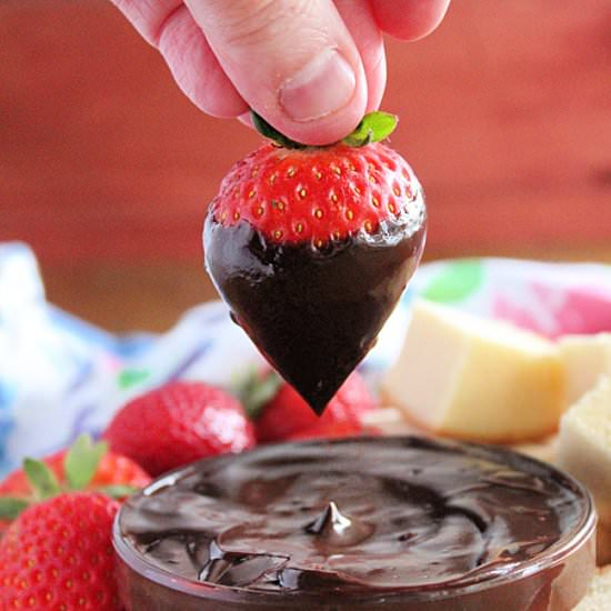 Chocolate Fondue - Recipe photo by countertopcooking