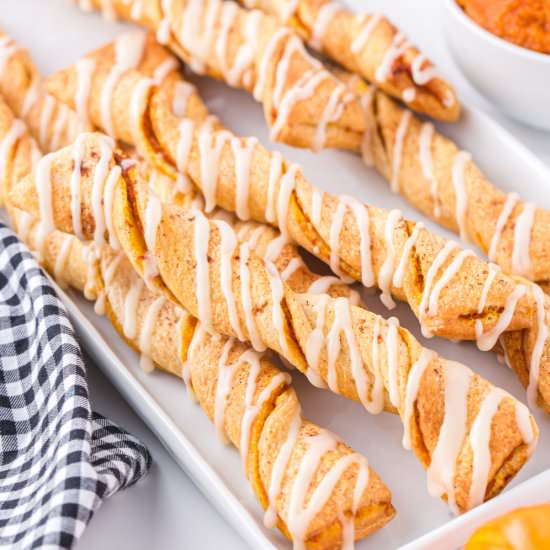 Air Fryer Pumpkin Pie Twists - Recipe photo by simplystacie