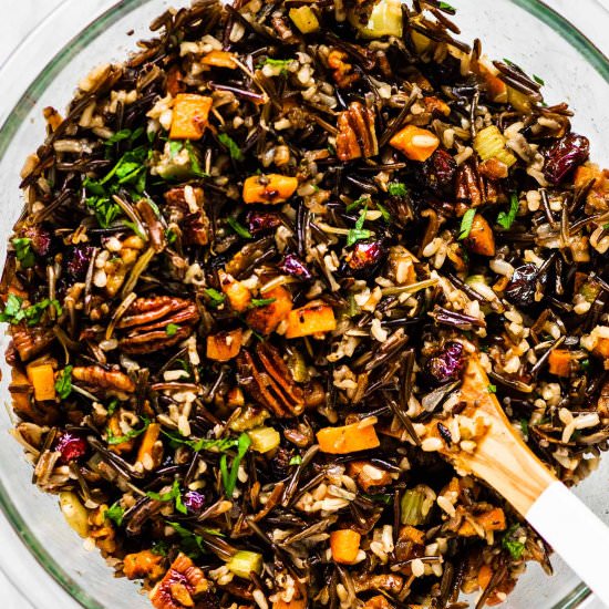 Wild Rice Stuffing - Recipe photo by The Endless Meal