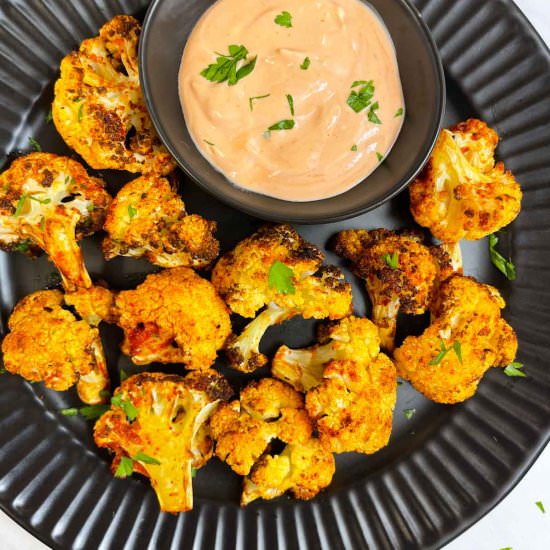 Air Fryer Cauliflower - Recipe photo by indianveggiedelight