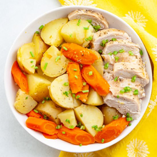 Instant Pot Lemon Garlic Chicken - Recipe photo by Kitchenskip